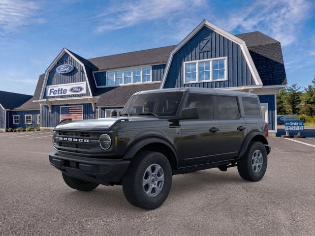2026 Ford Bronco Big Bend in Shadow Black — front three-quarter view