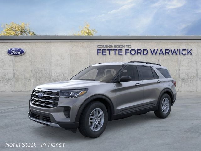 2026 Ford Explorer Active in Carbonized Gray Metallic — front three-quarter view