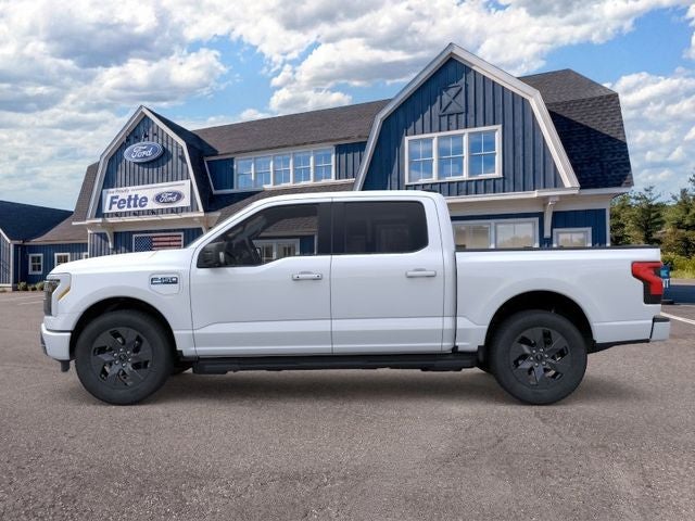 2025 Ford F-150 Lightning — rear three-quarter view