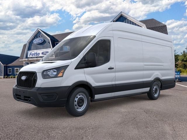 2026 Ford Transit-350 Base in Oxford White — front three-quarter view