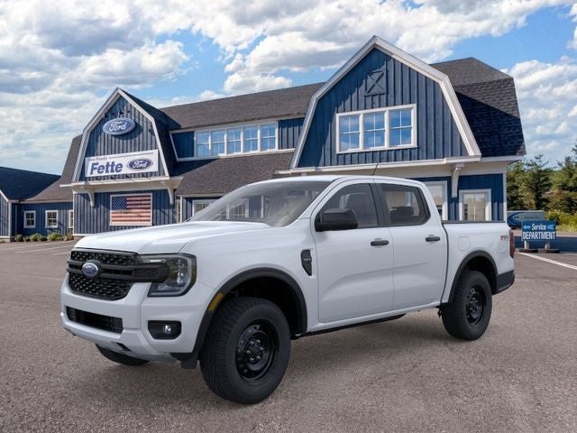 2026 Ford Ranger XL in Oxford White — front three-quarter view