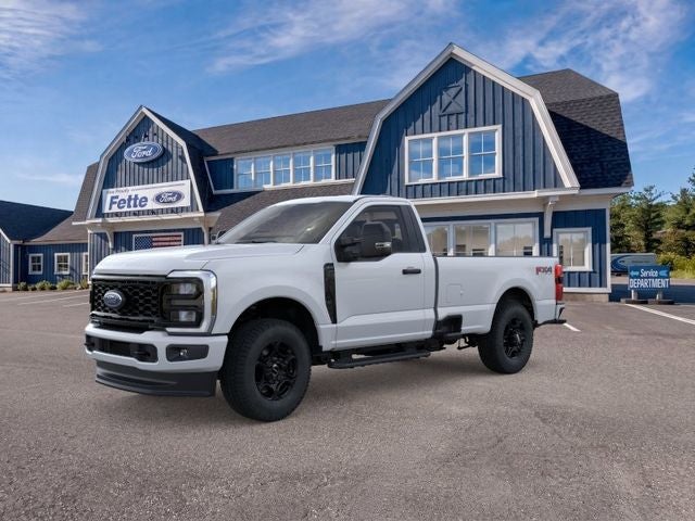 2026 Ford F-350SD XL in Oxford White — front three-quarter view