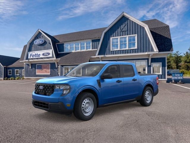 2026 Ford Maverick XL in Velocity Blue — front three-quarter view