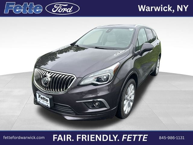 2018 Buick Envision Premium II in Midnight Amethyst Metallic — front three-quarter view